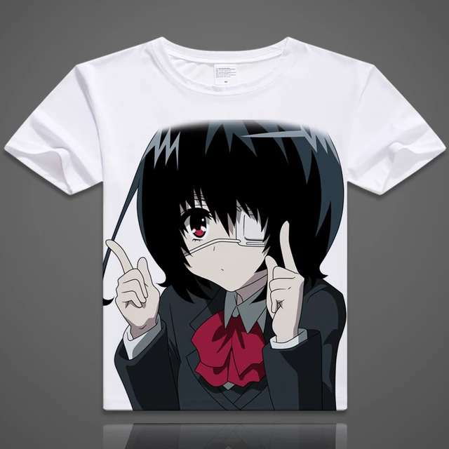 Japan Anime Another T shirts Misaki Mei Printed Fancy T Shirt Short