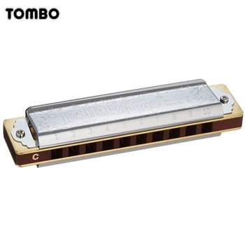 

Tombo Folk Blues Mark II 1210 Harmonica 10 Holes Diatonic Blues Harp Brass Reeds Mouth Organ Key C Maplewood Musical Instruments