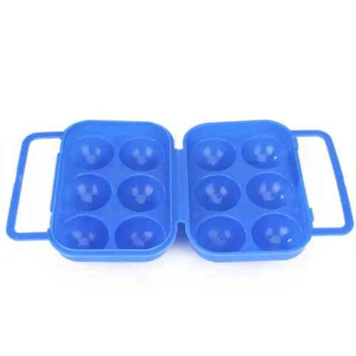 FLST Portable Folding Plastic Egg Carrier Holder Storage Container for