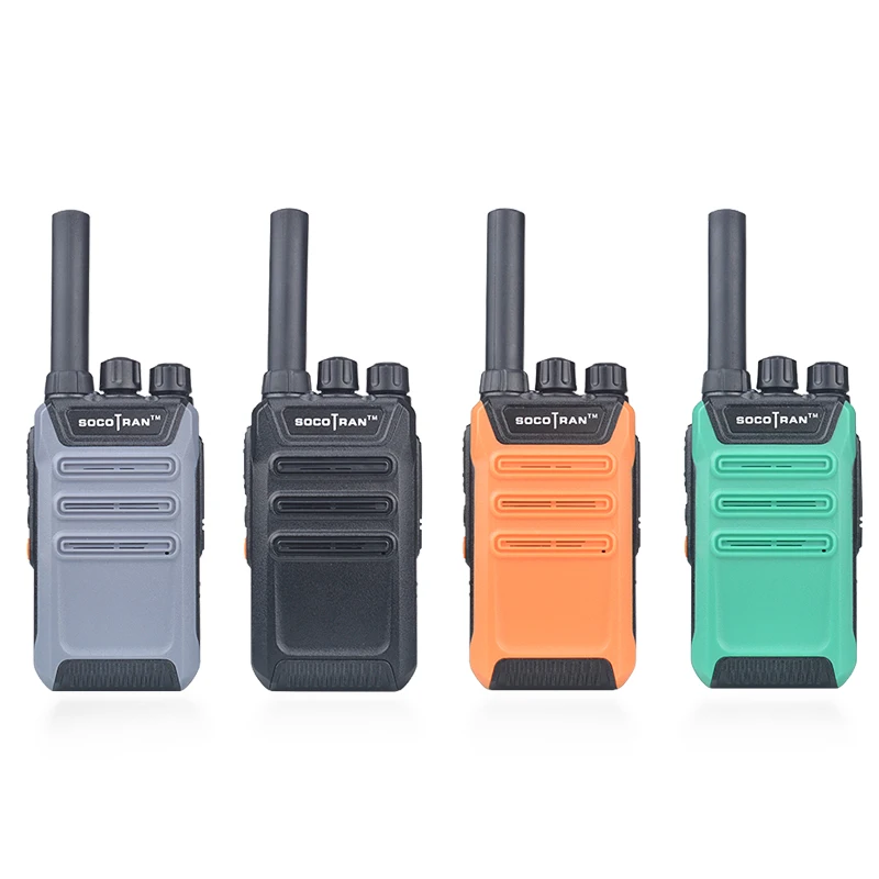 

SOCOTRAN SC-508 UHF 400-470MHz 16CH 2W RF Output POWER Portable Two way Radio scrambler VOX handheld Walkie talkie with Torch