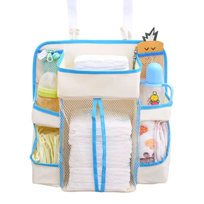 Детские органайзер для подгузников кровать подвесная бутылка для хранения игрушки-полотенце соска контейнер для кроватки мульти