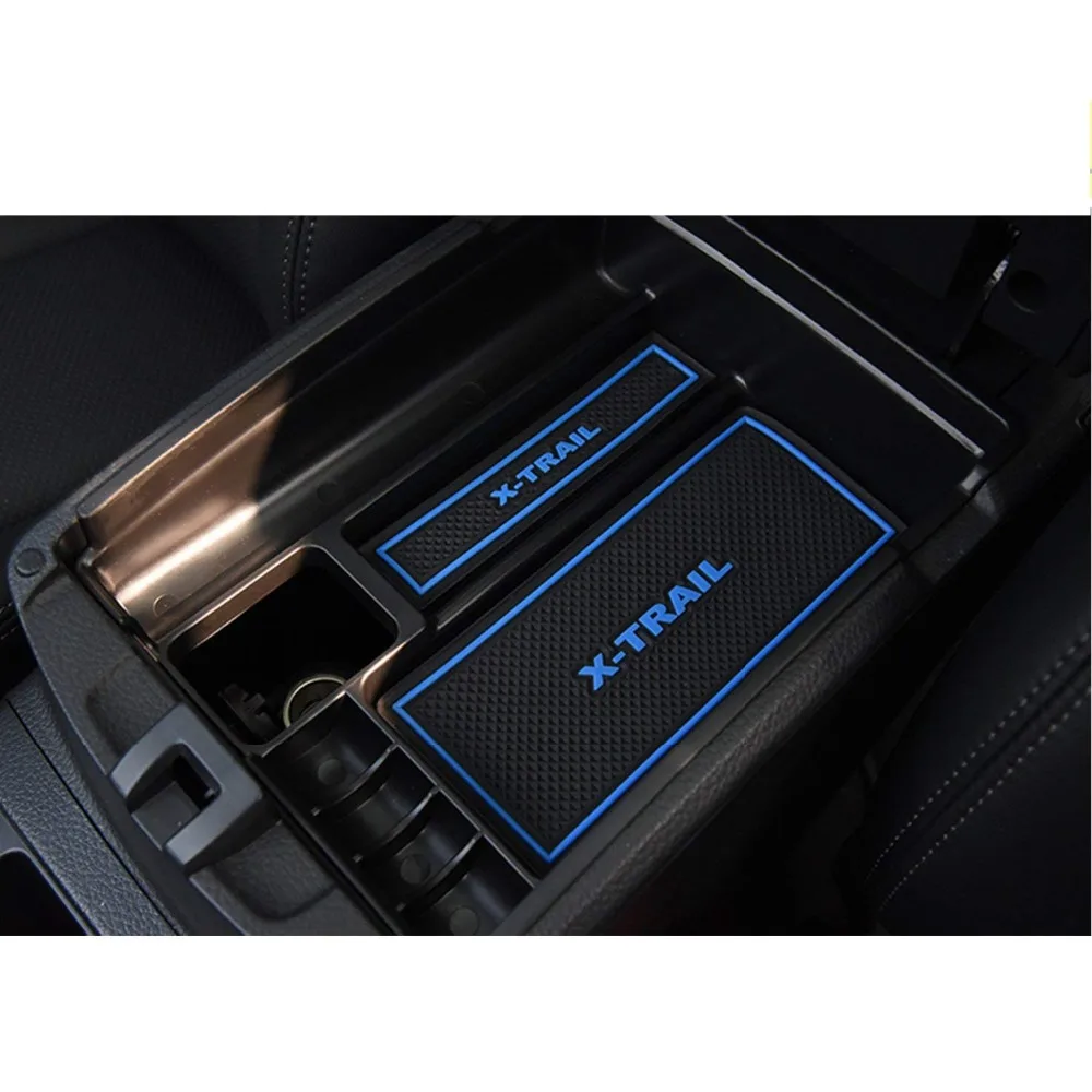 RUIYA bracciolo centrale scatola di immagazzinaggio contenitore del supporto del vassoio misura per Nissan Rogue X-Trail T32 di immagazzinaggio console inserto della borsa del sacchetto vassoio