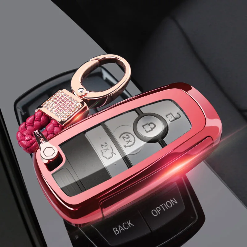 

For Ford Fusion Mondeo Edge Expedition Explorer Edge Car Key Case Keyless Entry Remote Shell Cover Holder Keychain