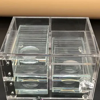 

Eyelash Extension Screen Acrylic Case Eyelash Cosmetic Makeup Storage Box Eyelashes Holder