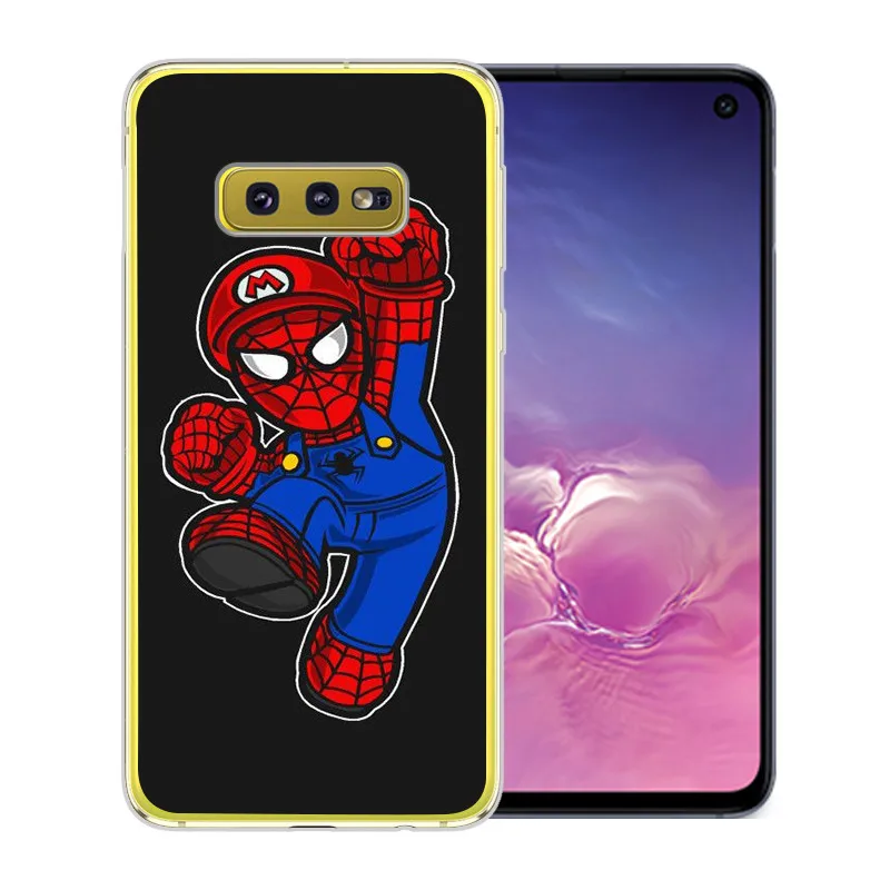 Мультипликационный Ститч marvel для samsung Galaxy S6 S7 Edge S8 S9 S10 Plus Lite Note 8 9 чехол для телефона мягкий чехол Coque Etui Funda Capinha - Цвет: 1279