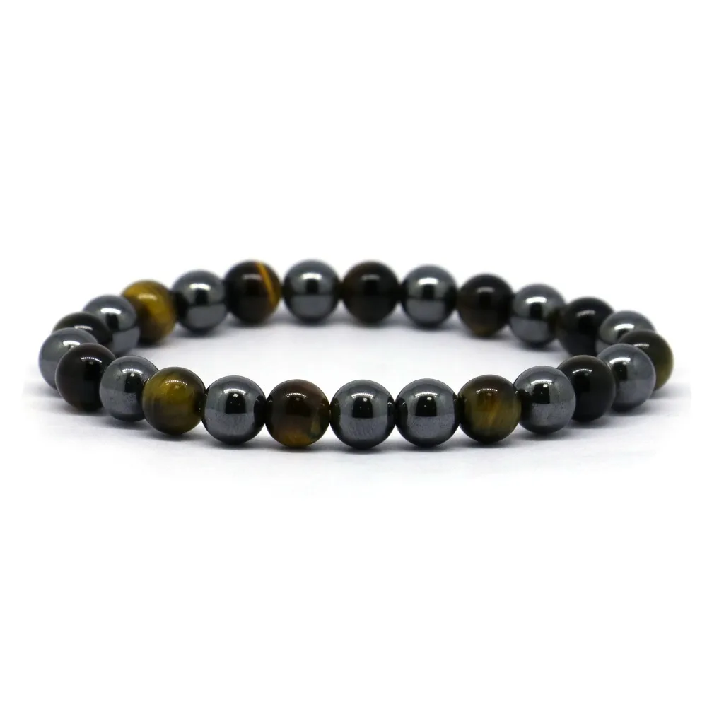 

Hematite,Natural Stone Beads Stretch Bracelet