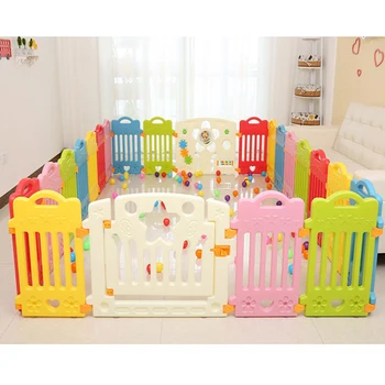 

Children's Playpen Baby Dry Ball Pool Kids Plastic Fence Toy Activity Star Gear Safety Barrier Newborn Crawling Indoor Game Yard