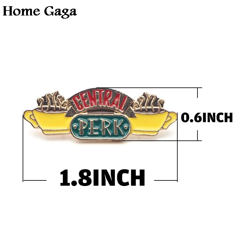 D0328 Homegaga Новое поступление ТВ Шоу друзья диван булавки брошь с омаром для свитера булавки значки подарок ювелирные изделия для мужчин женщин девочек детей