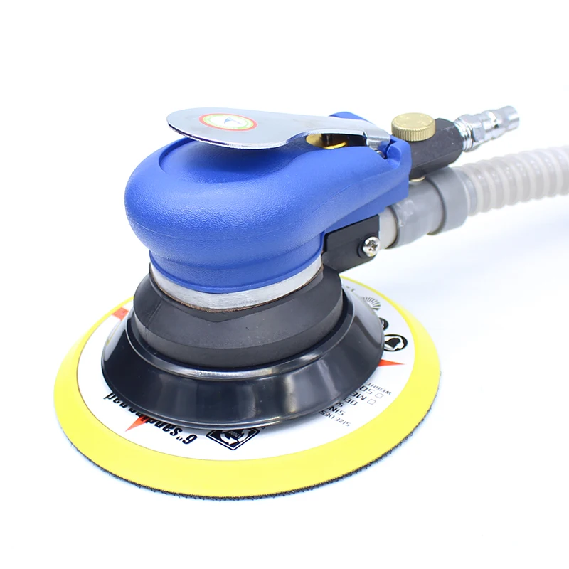 Polegadas Auto-vácuo Lixadeira Pneumática 150mm Air ar Oribit Aleatório Moedor Ferramenta 6