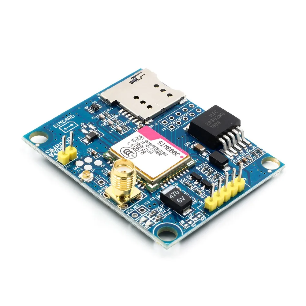 SIM800C макетная плата GSM модуль поддержка сообщения Bluetooth TTS DTMF Quad-band