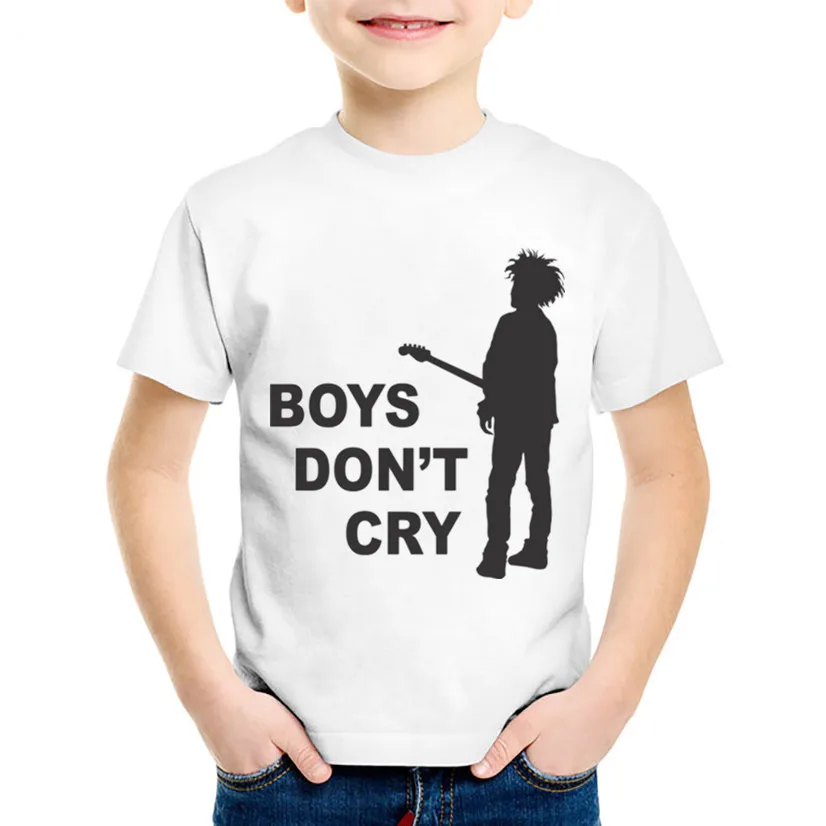 

Fashion Print The Cure Boys Do Not Cry Children T-shirts Kids Rock Roll Summer Tees Boys/Girls Casual Tops Baby Clothing,HKP630