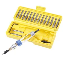 20 pieces bits Half Time Drill Bits High Speed Screwdriver Head 20bits Drill Driver Set Tools Kit with tool case free shipping