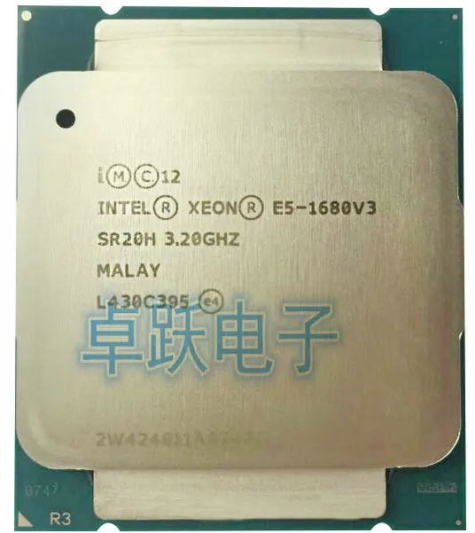 E5 1680V3 Original Intel Xeon 1680 V3 3 20 GHz 20M 8CORES 22NM LGA2011 140W процессор Бесплатная доставка|intel xeon|xeon