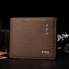 Bogesi Short Horizontal Vertical Design Men's Leather Purse Man Wallet Credit Card Holder For Male 2