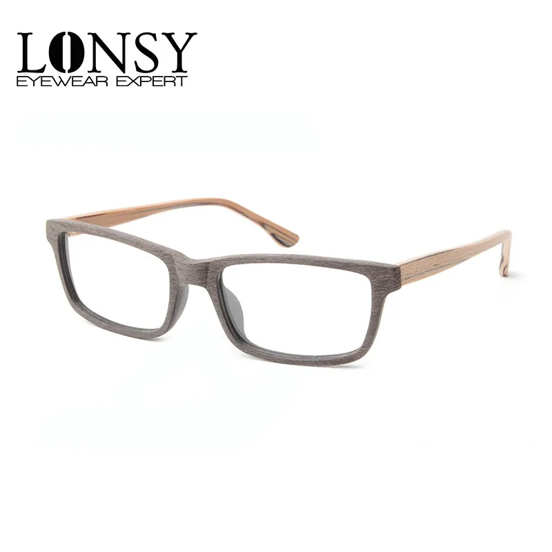 

2015 new style optical glasses, unisex wood-like optical glasses TA251174