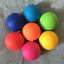 62 мм высокого качества резиновые Лакросс принадлежности для йоги Массажный мяч РЕЛЕКС мышечный триггер точка релаксации самостоятельный массаж