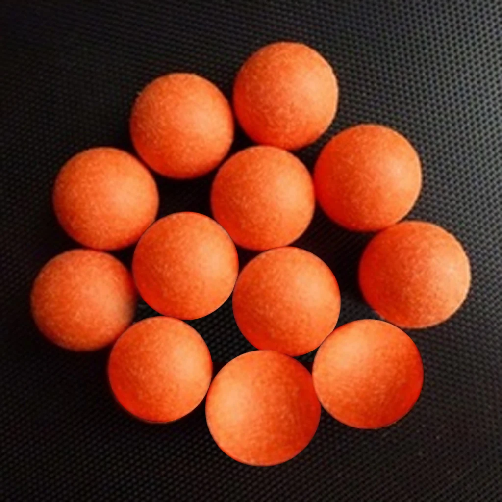 12 шт. 32 мм оранжевые маленькие футбольные мячи для ног Сменные настольные футбольные мячи сделаны из экологически чистого пластика
