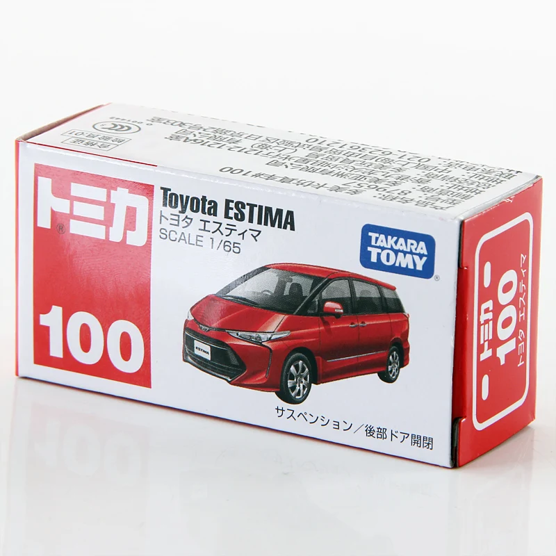 Такара Tomy Tomica 1/65 toyota estima металлический литой автомобиль модель автомобиля № 100