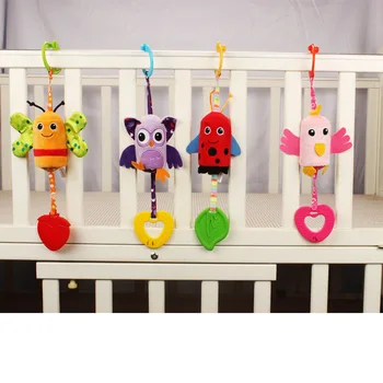 

Baby Bed Rattles Bell Animal Toy Infant Wind Chimes Plush Toys Hanging Newborn Crib Car Lathe Parrot / Bee / Beetle / Owl