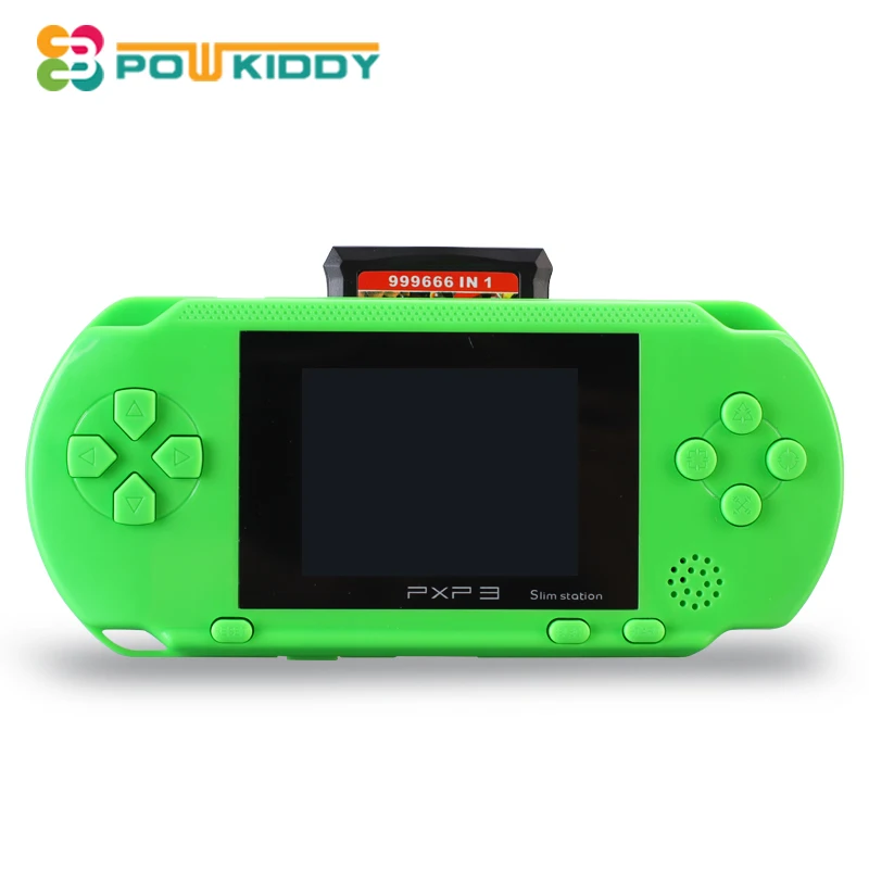 POWKIDDY 3 Inch 16 Bit PXP3 Slim Station Video Games Player Handheld Game +Free Card Console built-in 150 Classic | Электроника