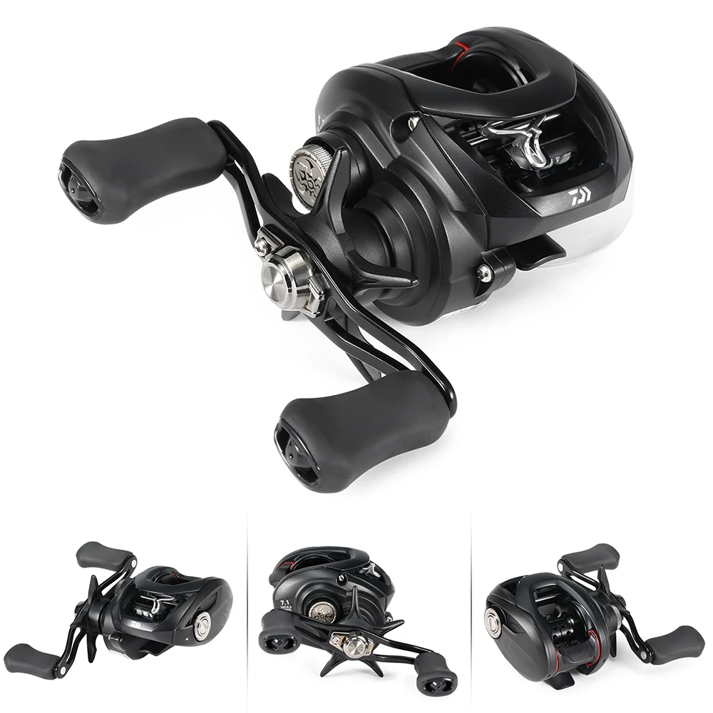 Carretel de Pesca da Carpa Carretel de Arremesso 7 + 1bb Baitcast Enfrentar - 100hsl Pesca 7.1: 1 100hs 11 7 + 1BB 7.1: 1 Baitcast Carretel