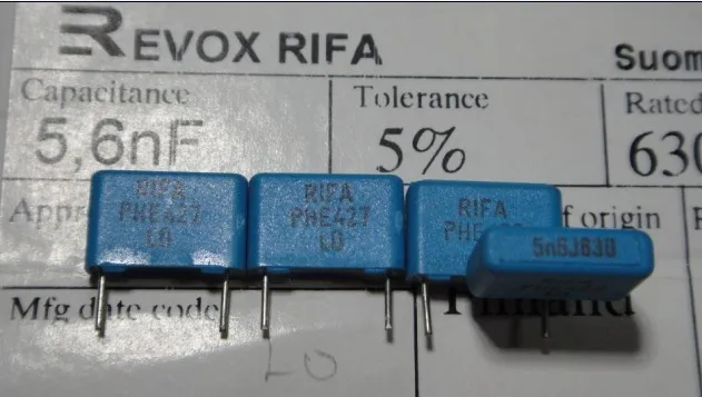 2019 горячая распродажа 10 шт./30 шт. RIFA PHE427 Новый 0 0056 мкФ/630 v 5.6nf 5600pf 5n6 562 пленочный
