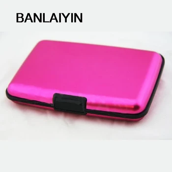 

WholeTide 5* ( Pink AlumInum Wallet CRedit Card Holder - FRID Blocking