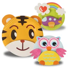 Горячая творчество разработки реквизит для детей DIY ручной работы Материал преподавания ручной работы Материал мультфильм животных Рондел ремесел Наборы dy09