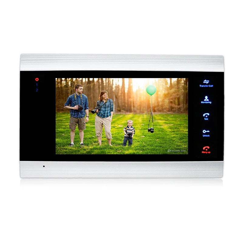 

Free Shipping 800TVL HD 7" Screen Video Intercom Door Phone Record System Only a Monitor