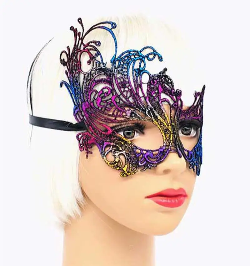 FunPa золотые Вечерние Маски блестящие Сексуальные вечерние Маскарадная маска для глаз для Mardi Gras вечерние костюмы