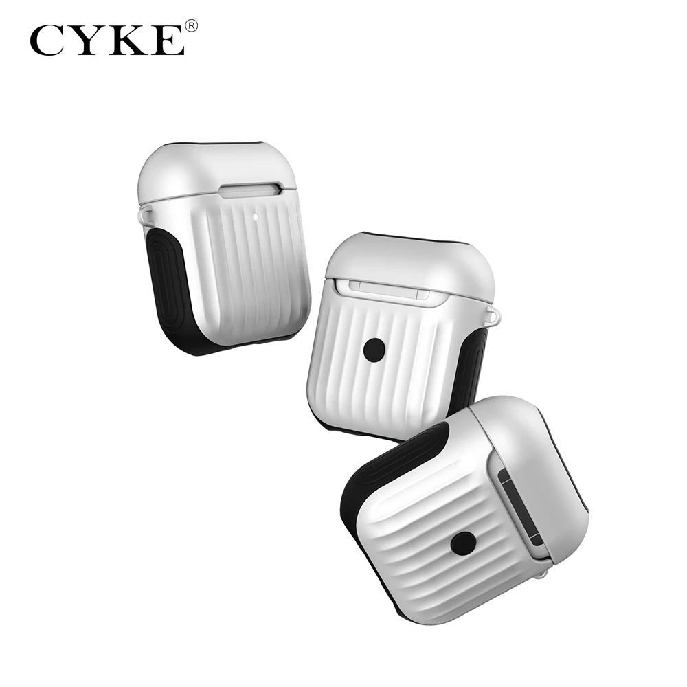 

CYKE Silicone Case Cover Protective Skin for Apple Airpod Charging Case Bluetooth Wireless Earphone Case For AirPods 2