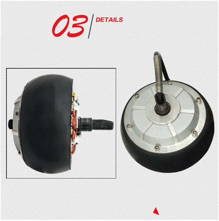 DC24V~ 48 V 4,5 дюйм, миниатюрный тип колеса робот колесные серводвигателя встроенный 1024 линия фотоэлектрический датчик CAN/привод контроллера опционально