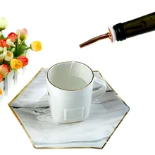 Один кусок розовое золото нержавеющая сталь бутылка Ликер Дух Pourer свободный поток залить носик