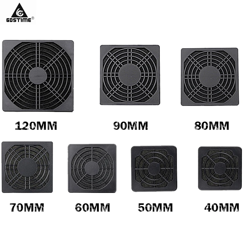 40/50/60/90mm Dustproof Case Fan Dust Filter Guard Grill Protector PC Computer 40/50/60/90mm Dustproof Case Fan Dust Filter Guard Grill Protector PC Computer