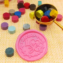 Две буквы дизайн с датой свадьбы индивидуальная восковая печать напечатанное Свадебное приглашение карта конверт подарок уплотнение воск штамп восковая печать