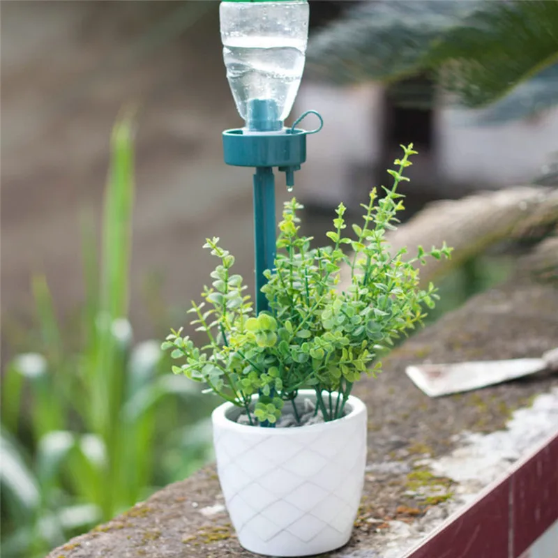 

DIY Automatic Self-Watering Seepage Moving Plant Waterer Bottles Lazy Flower Water Drip Irrigation Device Controller