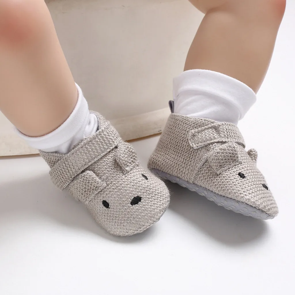 

MUQGEW baby shoes newborn Girls Boys Animal Decorative Soft Bottom Toddler Shoes Non-Slip Baby Shoes erkek bebek sandalet
