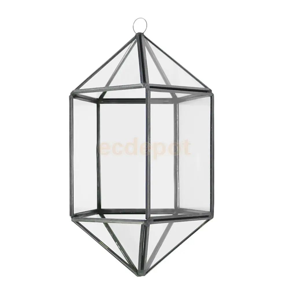 MagiDeal Various Irregular Glass Geometric Succulent Planter Vase Terrarium Container Tabletop Pot DIY Home Office Wedding Decor