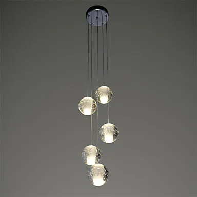 5 Heads Crystal Ball Modern Led Pendant Light Fixtures Dinning Room 5 Heads Crystal Ball Modern Led Pendant Light Fixtures Dinning Room Hanging Lamp Indoor Lighting Luminaire Lamparas Colgantes In Lights From