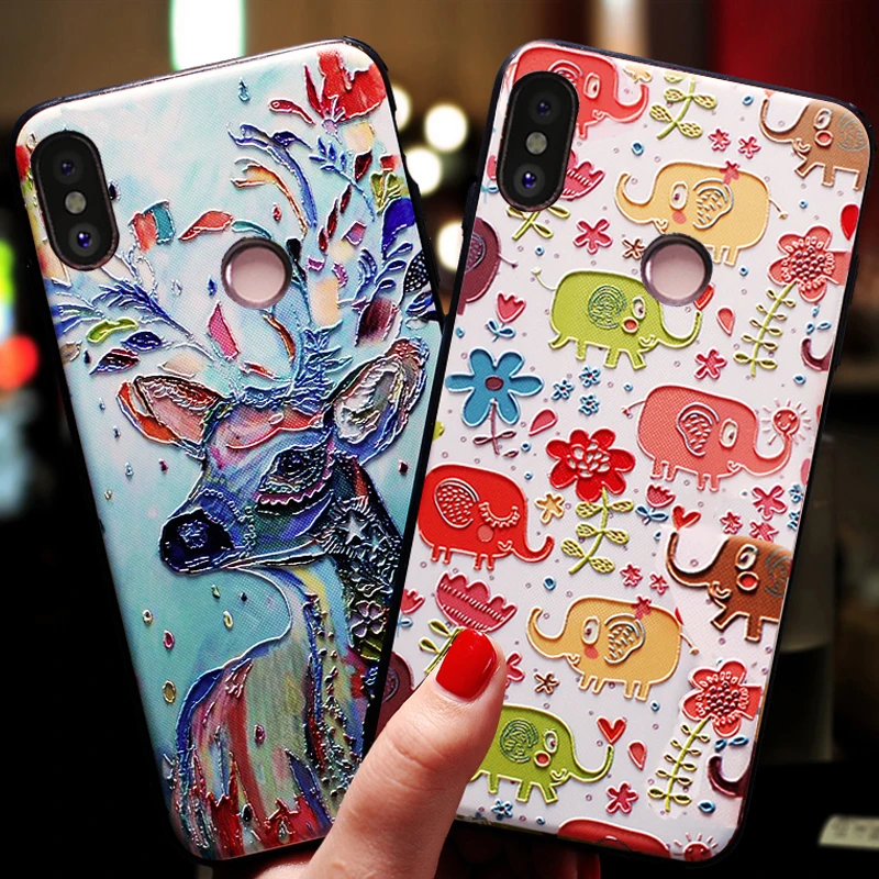 YonLinTan 3D coque чехол для Xiaomi Redmi Note6 Note 6 pro 6pro xiomi силиконовый милый роскошный на