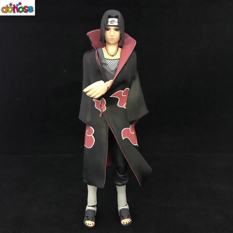 Anime Naruto Shippuuden  Uchiha Itachi SHFiguarts PVC Action Figure Collection Model Kids Toy Doll 16cm