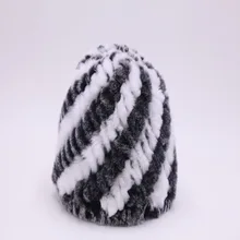 Высококачественная шапка из меха кролика Рекс, спиральная шапка с ананасом, вязаные зимние толстые теплые шапки-бомбер, меховая шапка zenwinkay sombrero ruso