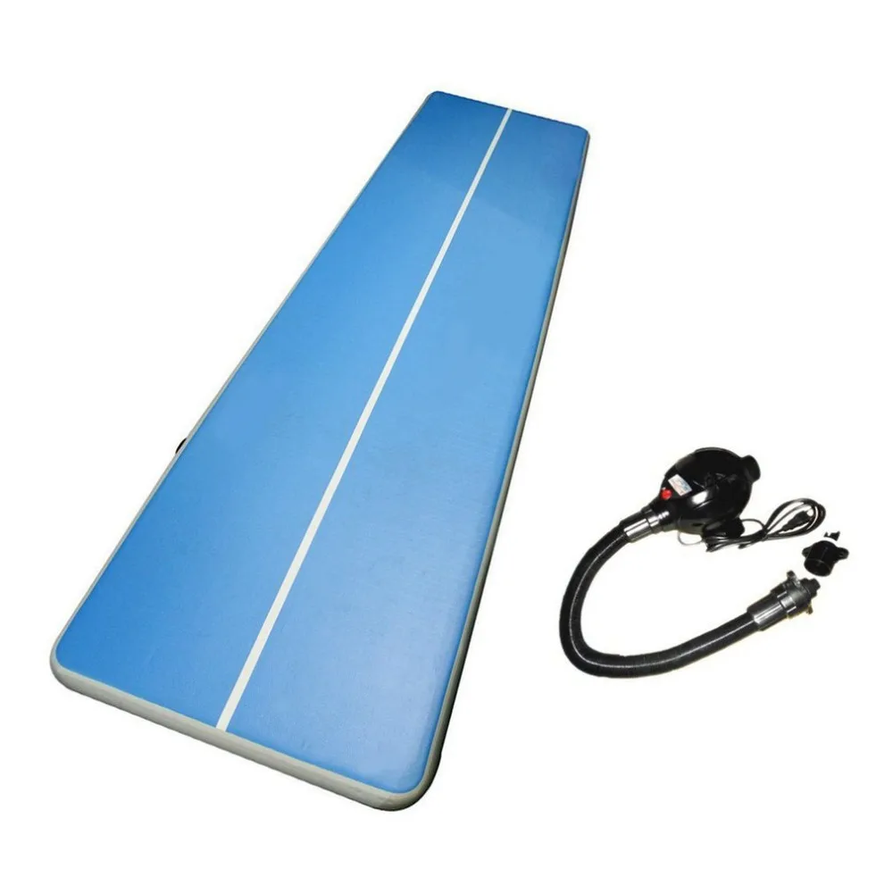 

Inflatable Gym Mat Air Floor Tumbling Track Gymnastics Cheerleading Mat Trick Pad For Taekwondo Gym Sports With Electric Pump