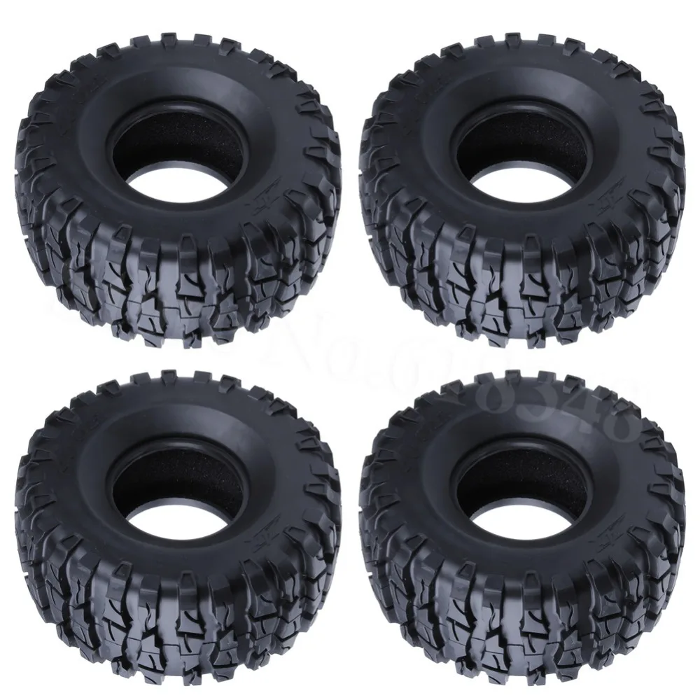 4 шт. резиновые шины 2 дюйма OD 135 мм с пеной для 1/10 RC Rock Crawler Axial SCX10 90047 D90 D110 TF2 Tamiya CC01