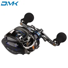 DMK Round Baitcasting Fishing Reel 12+1 BB 6.3:1 Left or Right Hand Carp Reel Olta Carretilhas De Pescaria Carretilha Pesca