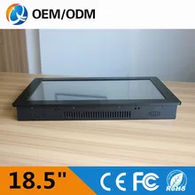 18.5 inch industrial pc R232 touch screen Resolution1280x1024 embedded tablet pc industry pc with celeron C1037U 1.8GHz
