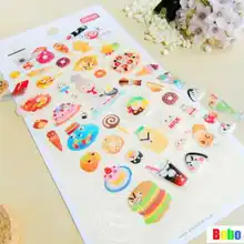 Новинка 1 шт./компл. удобные Пищевые и мороженое стиль ПВХ стикер скрапбукинг украшения этикетки оптом