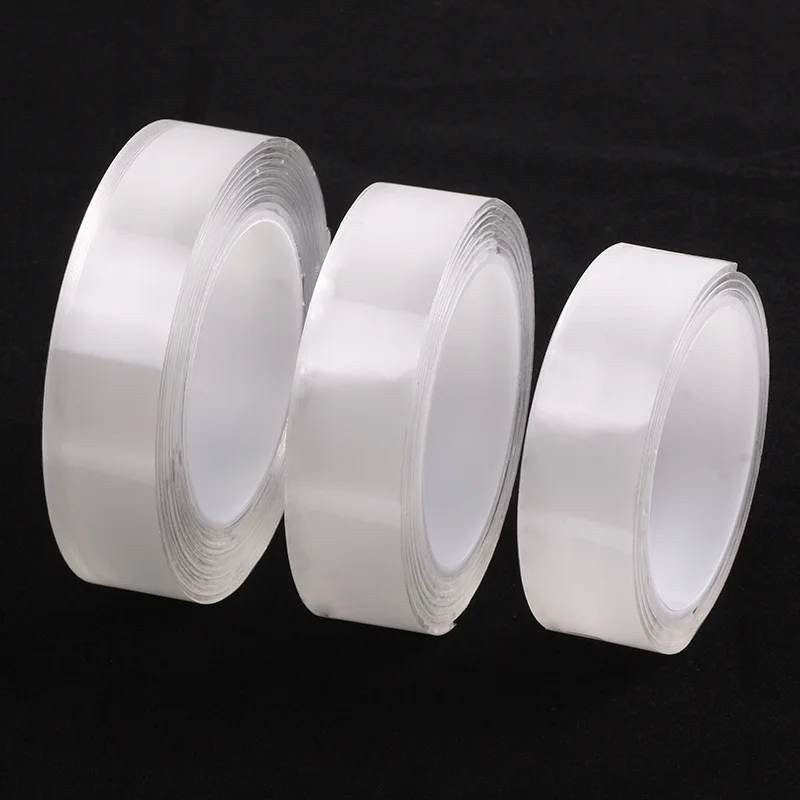 

1/2/3/5m Reusable Double-Sided Adhesive Nano Traceless Tape Removable Sticker Washable Adhesive Loop Disks Tie Glue Gadget