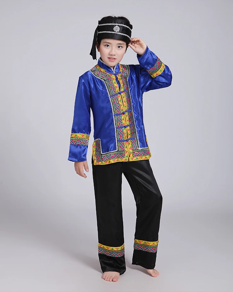 Songyuexia/детская одежда для выступлений, одежда для выступлений Хулуси, одежда для выступлений для мальчиков, Одежда для танцев