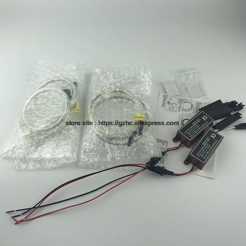 Kopen Voor Mitsubishi Pajero Sport 2008 2014 Ultra Heldere Dag Drl Ccfl Angel Eyes Demon Eyes Kit Warm Wit halo Ring